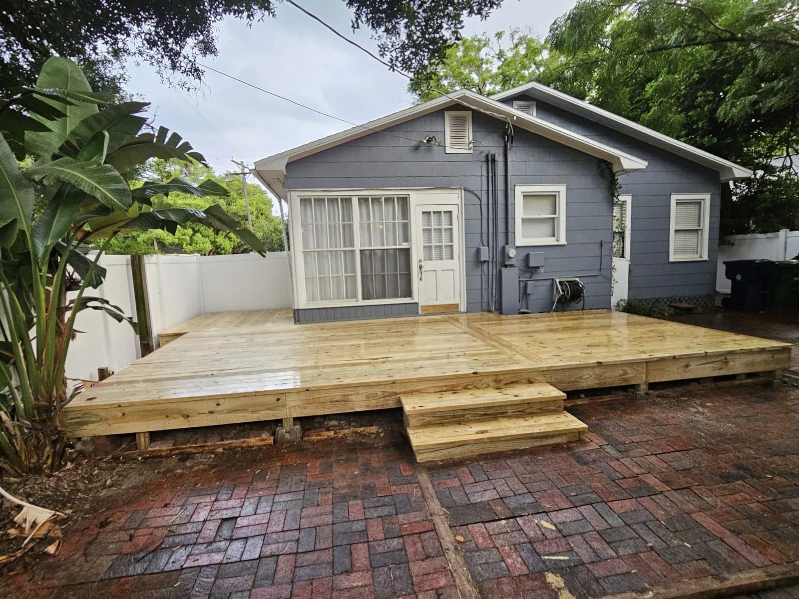 Backyard deck rebuild